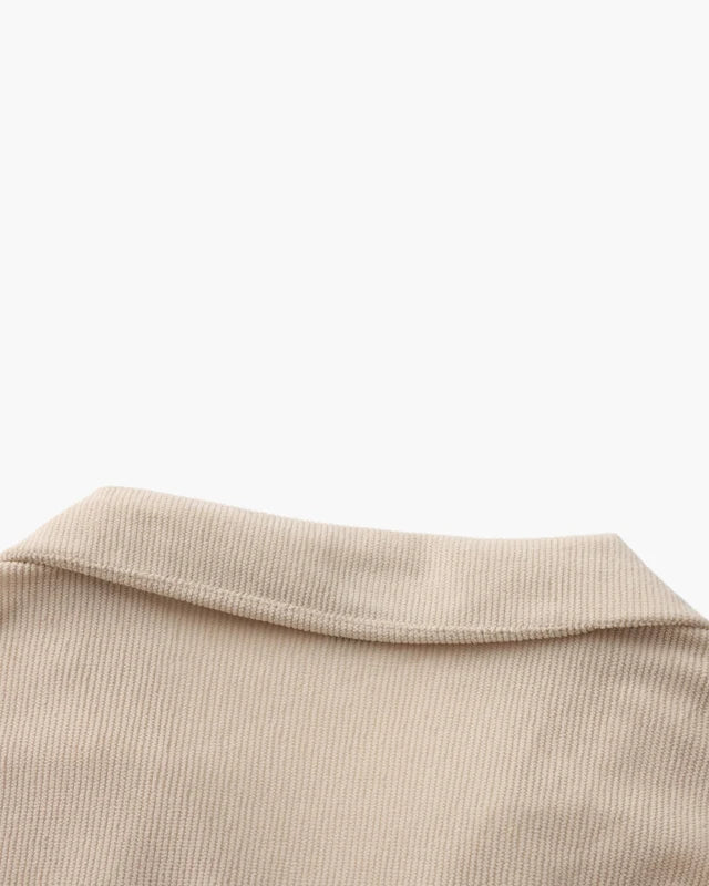 Ensemble Riviera en Velours Côtelé – Élégance Old Money